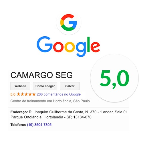 Avaliação do Google Camargoseg